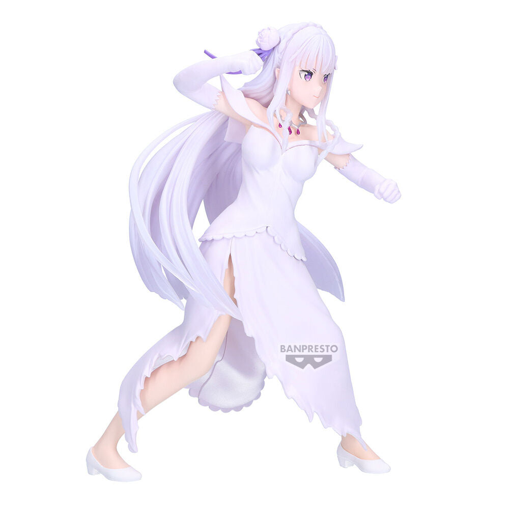 Banpresto Figura Emilia Espresto Excite Motions Re Zero 22cm (imagen 3 de 4)