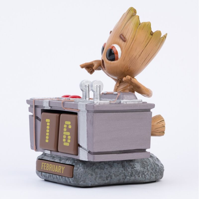 Erik Calendario Perpetuo 3D Groot Death Button Guardianes de la Galaxia Marvel (imagen 3 de 6)