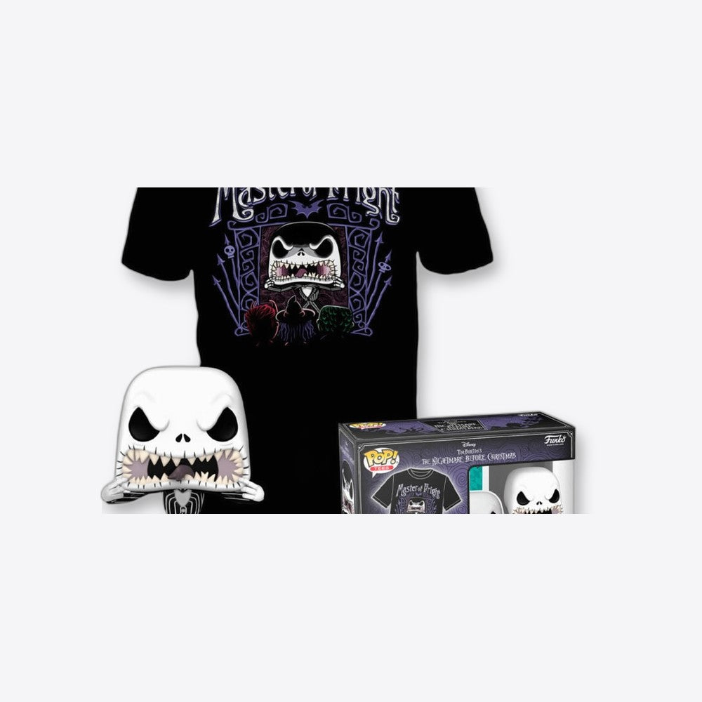 Funko Set figura POP & Tee Disney Pesadilla Antes de Navidad Jack Skellington Exclusive (imagen 5 de 6)