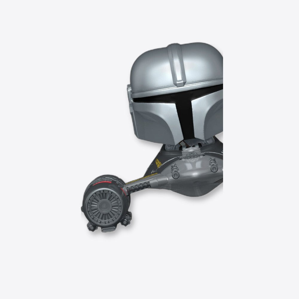 Funko Figura POP Rides Deluxe Star Wars Mandalorian 9 the Mandalorian in N-1 Starfighter (imagen 4 de 6)