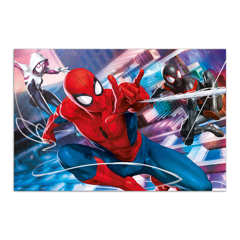 Marvel Poster Spiderman Pose Dinámica Erik Oficial
