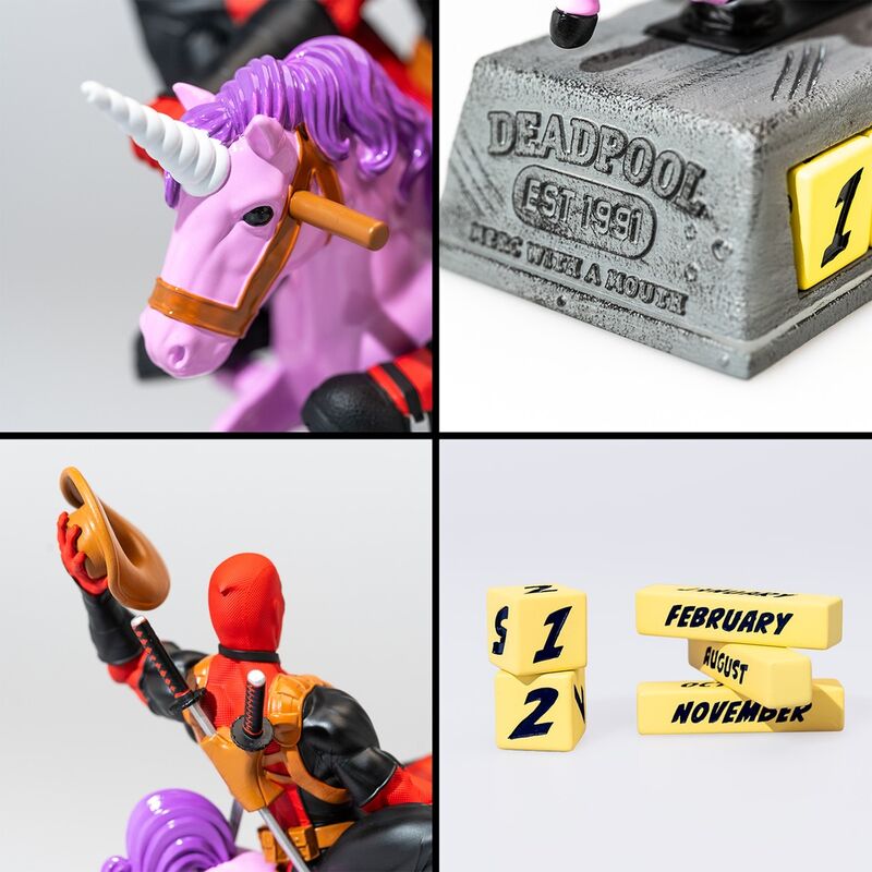 Erik Calendario Perpetuo 3D Deadpool Marvel (imagen 3 de 6)