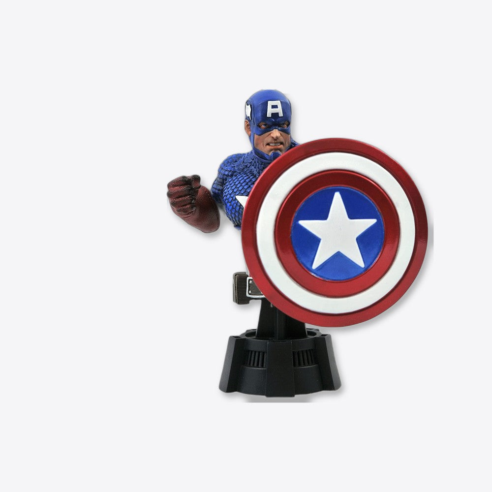 Figura busto diamond select toys marvel animado capitan america escala 1 - 7 resina (imagen 4 de 6)