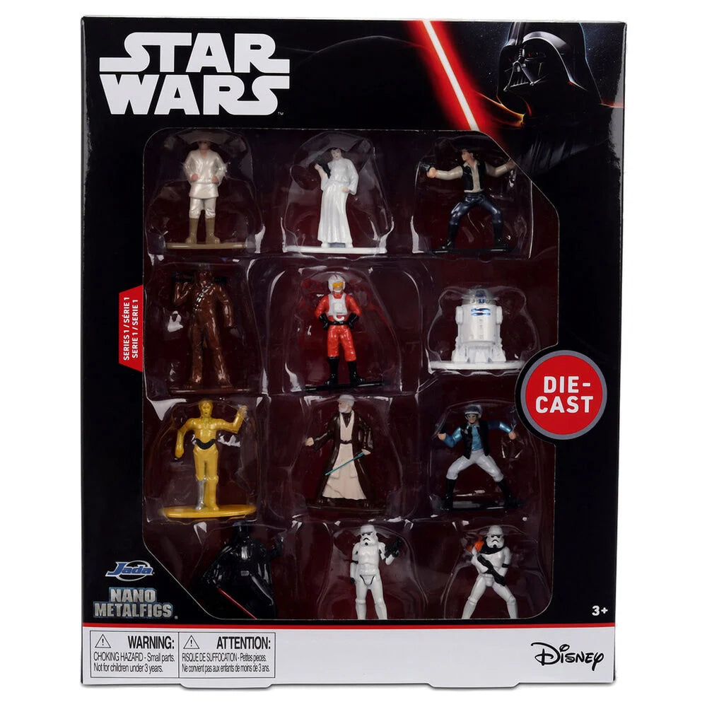 Blister 12 Figuras Metalfigs Star Wars 4cm - Figuras | Jada Toys