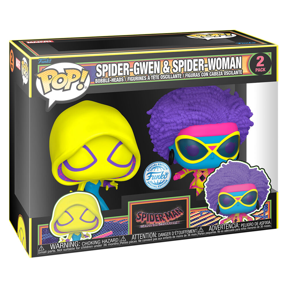 Funko Blister 2 figuras POP Spider-Man Spider-Gwen & Spider-Woman Exclusive