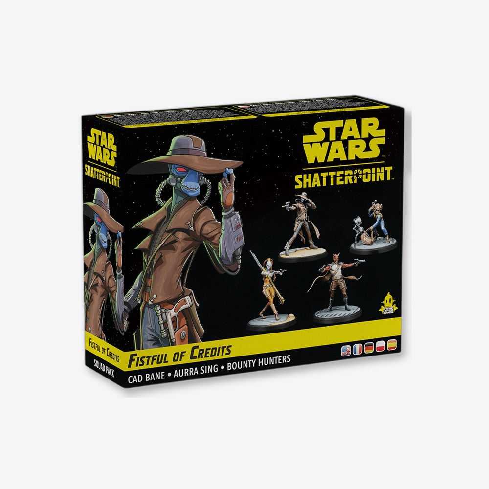 Asmodee Juego de mesa star wars shatterpoint fistful of credits cad bane squad pack edad recomendada 14 años (imagen 2 de 6)