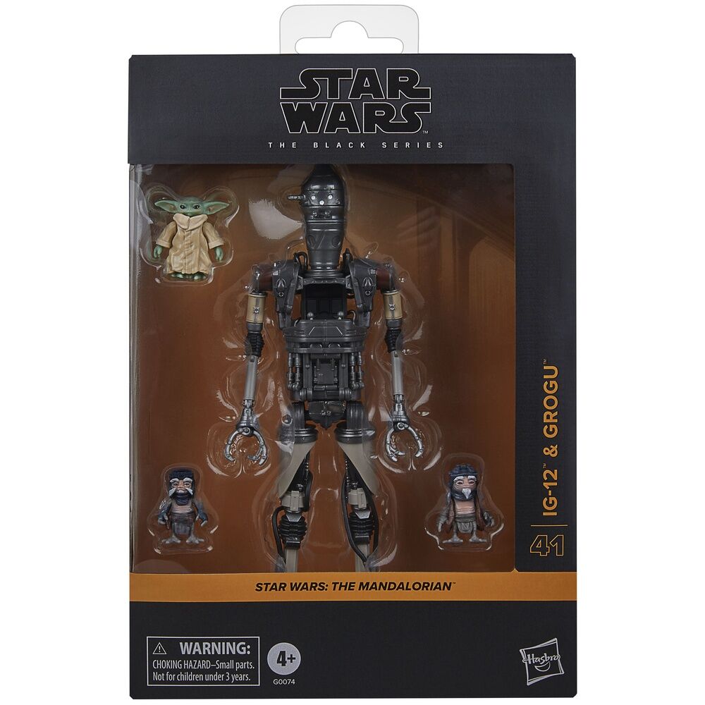 Hasbro Set figuras IG-12 & Grogu The Mandalorian Star Wars 15cm