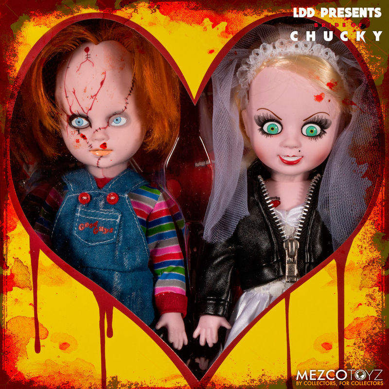 Mezco Toyz Set 2 muñecos Chucky and Tifanny Living Dead Dolls 25cm (imagen 5 de 9)