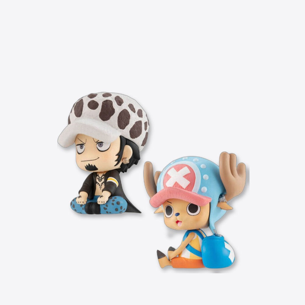 Pack 2 figuras megahouse one piece look up trafalgar d law & tony tony chopper con regalos sorpresa (imagen 4 de 6)