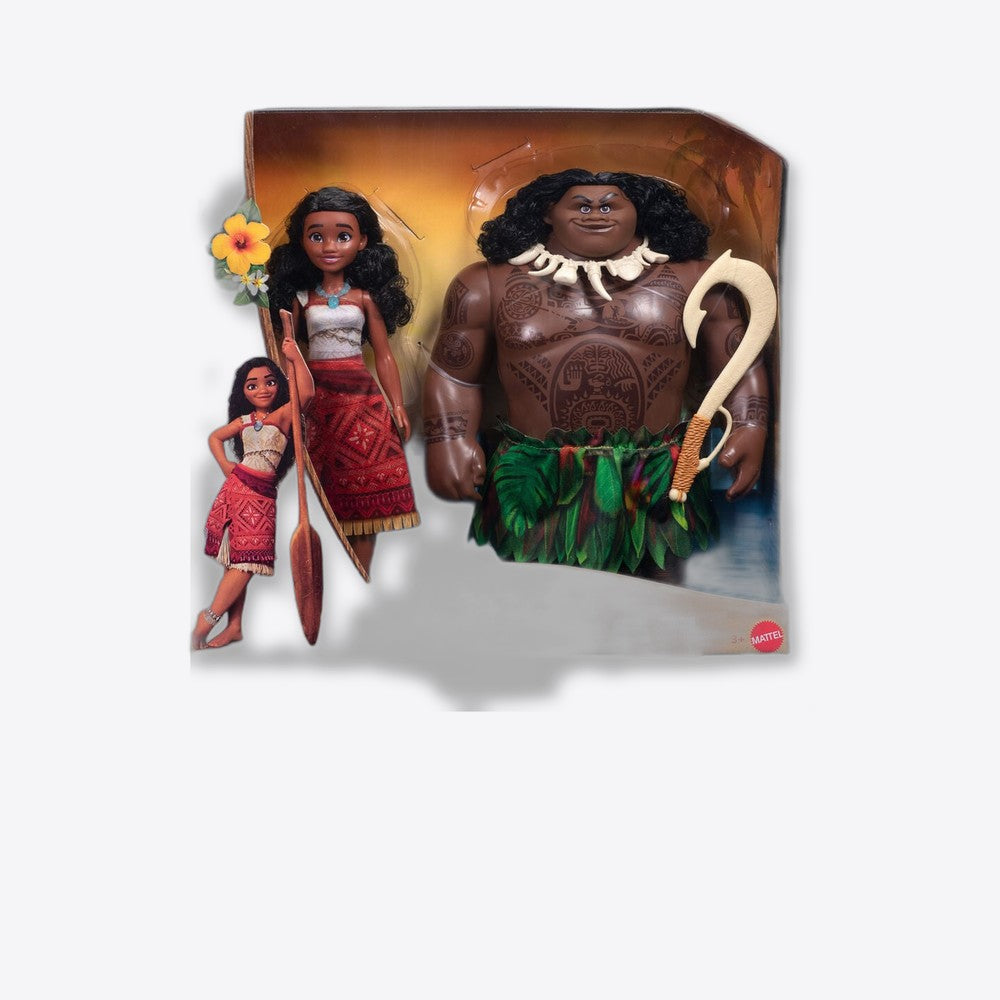 Blister 2 muñecos Vaiana & Maui Moana 2 Disney