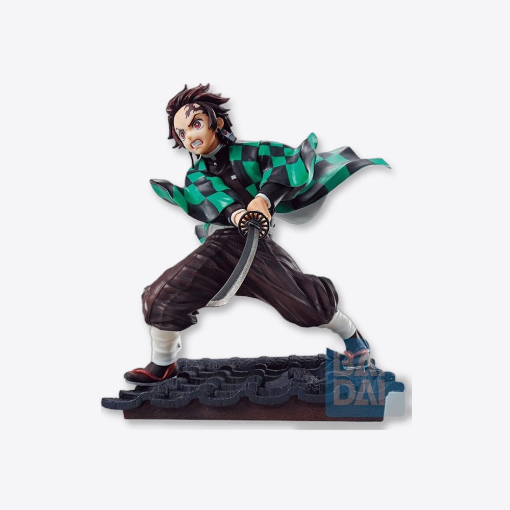 Figura bandai ichibansho demon slayer kimetsu no yaiba tanjiro kamado 14 cm exclusiva (imagen 2 de 6)