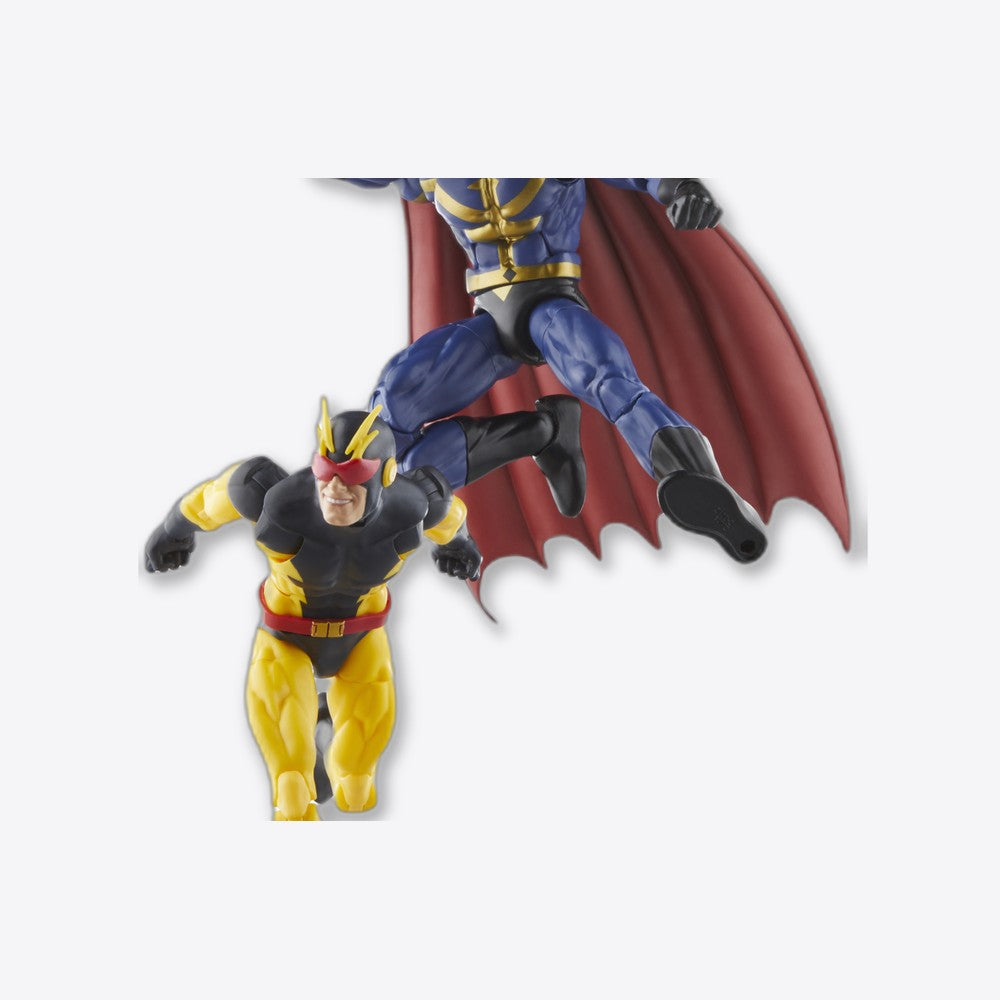 Pack 2 figuras hasbro marvel legends series nighthawk & blur (imagen 5 de 6)