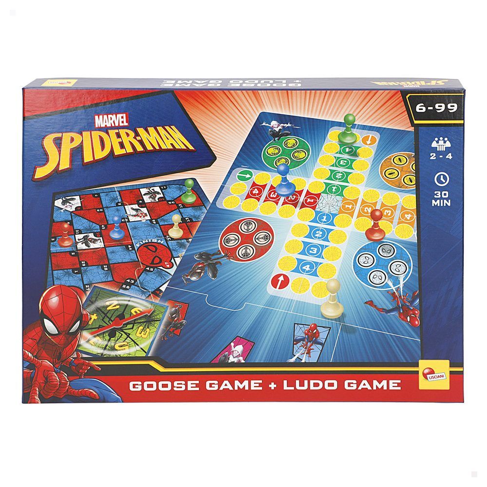 Marvel Juego de Mesa Spiderman Parchís y Oca Oficial