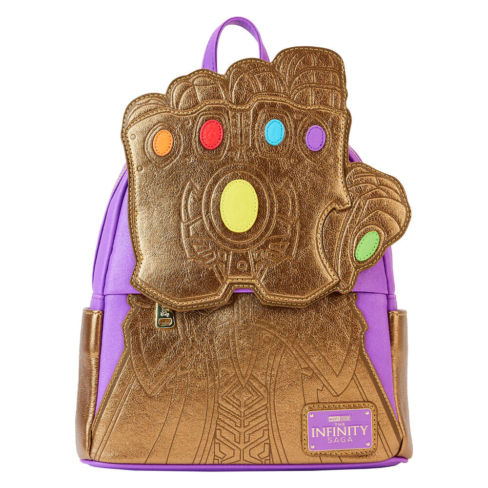 Mochila Guantelete Thanos Marvel Loungefly 26cm (imagen 3 de 5)