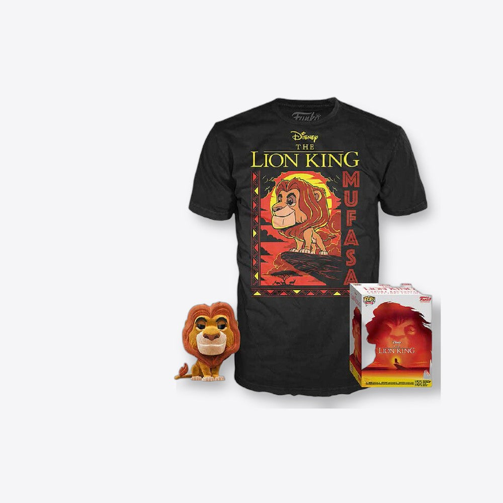 Funko Set figura POP & Tee Disney El Rey Leon Mufasa (imagen 4 de 6)