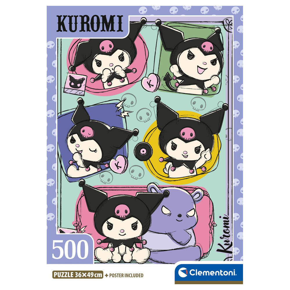Hello Kitty Kuromi Puzzle 500 Piezas Sanrio Oficial