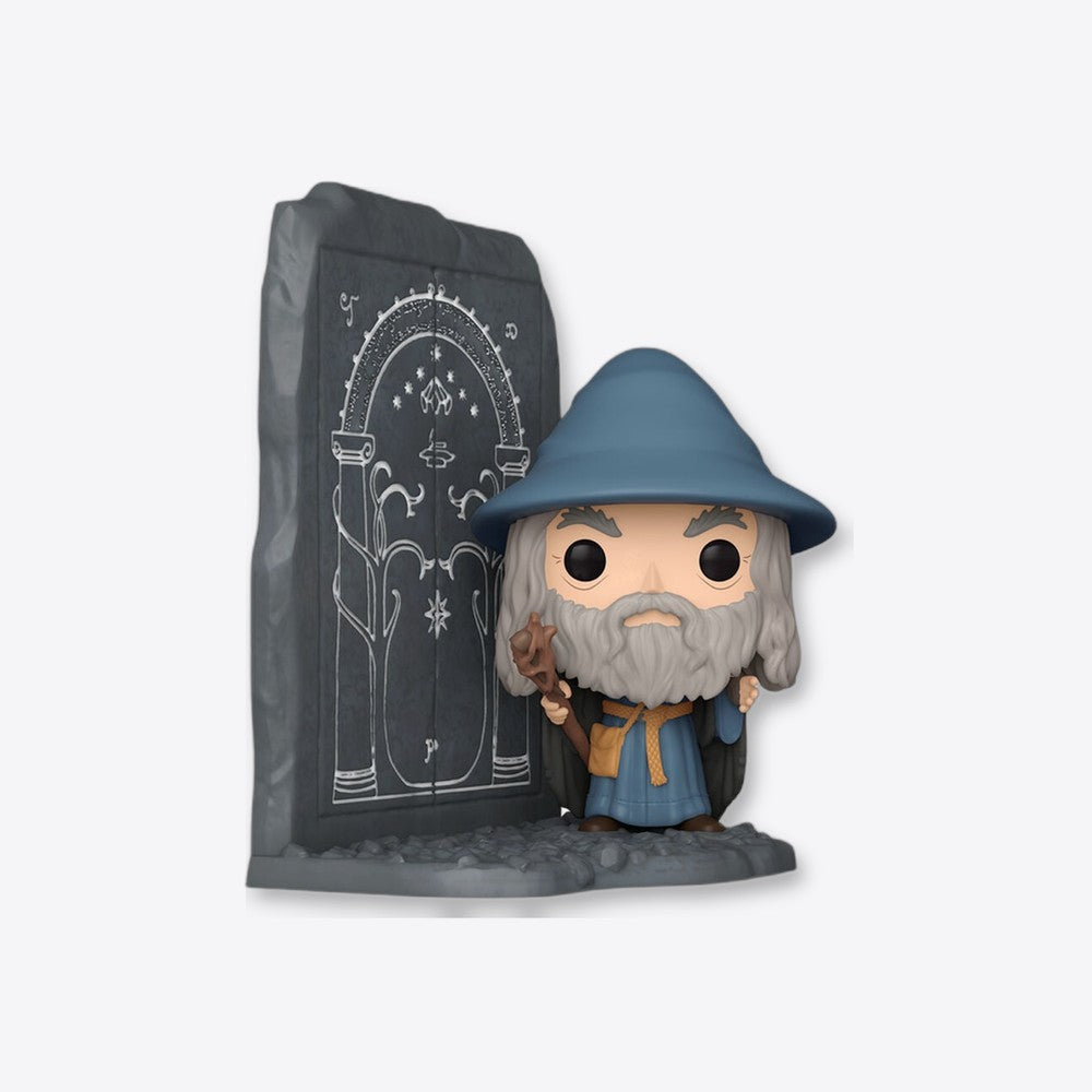 Funko Figura POP Deluxe El Señor de los Anillos Gandalf with Doors of Durin (imagen 3 de 6)