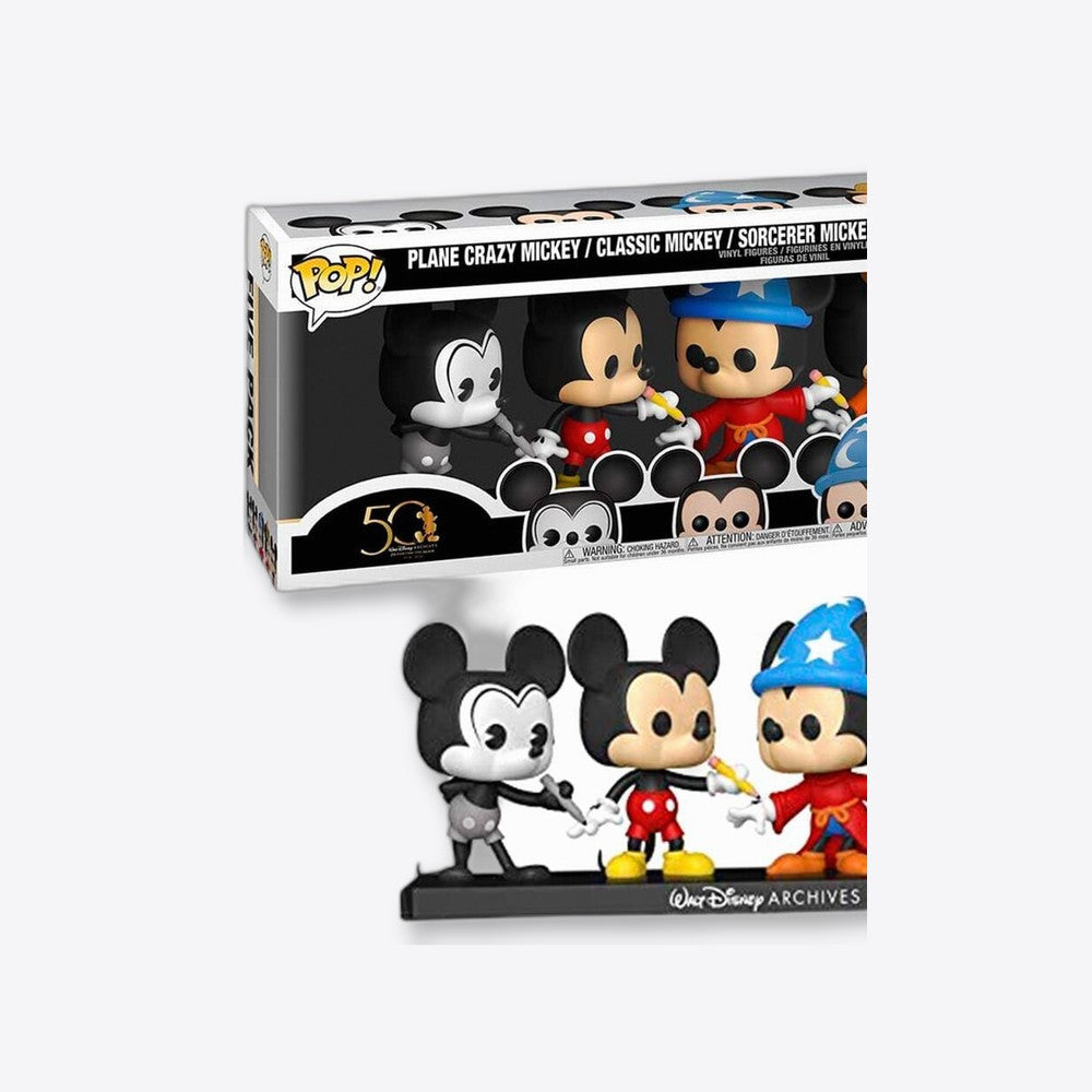 Funko Set 5 figuras POP Disney Archives Mickey Exclusive (imagen 3 de 6)