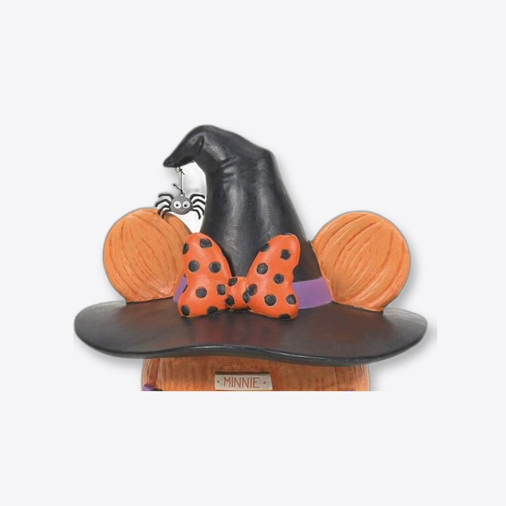 Figura decorativa enesco disney mickey & minnie minnie casa calabaza (imagen 3 de 6)