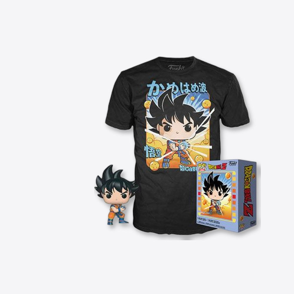 Pop & tee dragon ball z goku kamehameha funko + camiseta talla l ut - 56667l (imagen 4 de 6)