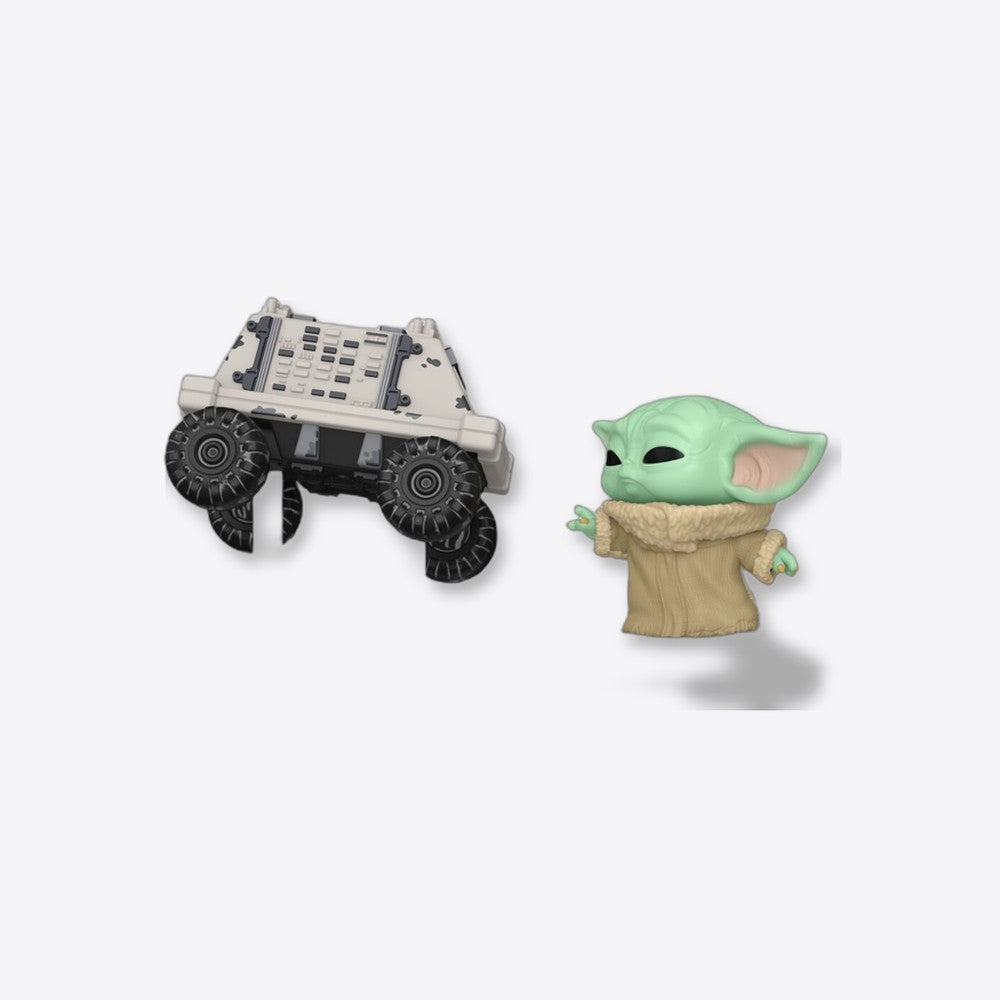 Funko Figura POP Moments Star Wars: The Mandalorian & Grogu - Grogu with Polar Mouse Droid (imagen 3 de 6)