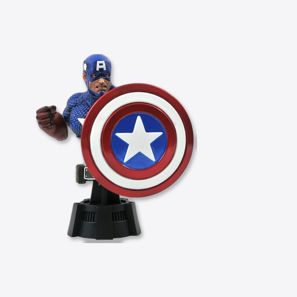 Figura busto diamond select toys marvel animado capitan america escala 1 - 7 resina (imagen 6 de 6)