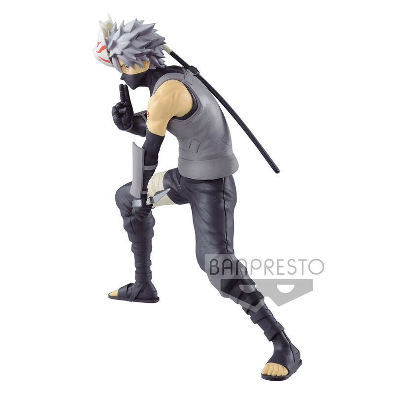 Banpresto Figura Hatake Kakashi Vibration Star Naruto Shippuden 18cm (imagen 2 de 4)