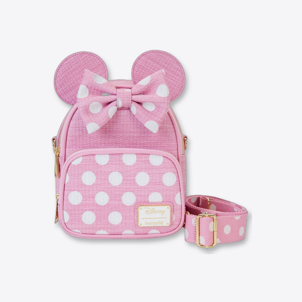 Mochila Straw Minnie Disney Loungefly 20cm (imagen 6 de 6)