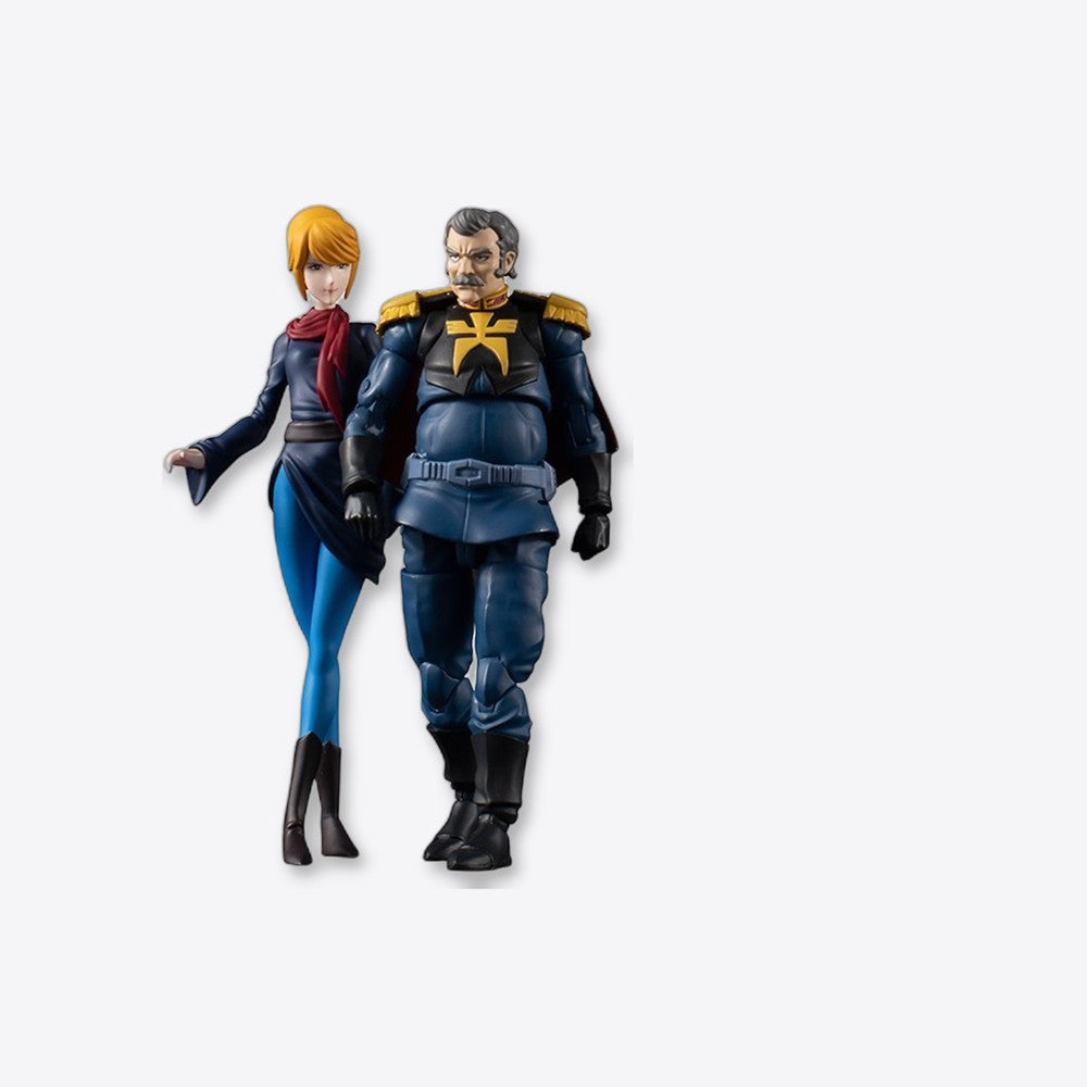 Figuras megahouse g.m.g mobilesuit gundam principality of zeon army 07 ramba ral & crowley hamon (imagen 6 de 6)