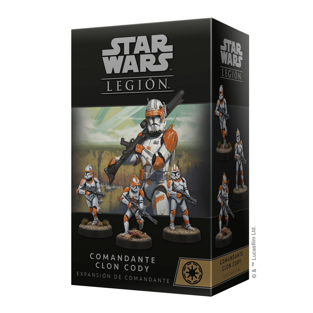 Asmodee Juego de mesa star wars legion comandante clon cody edad recomendada 14 años