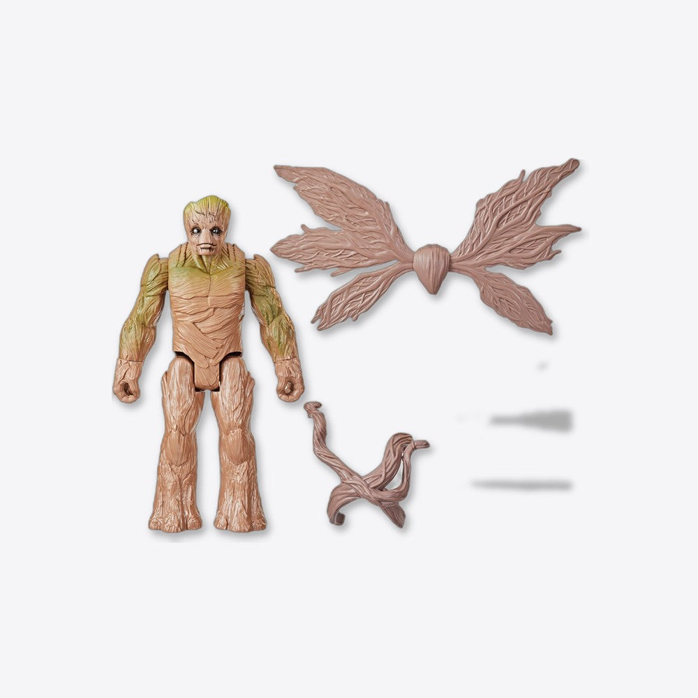 Figura hasbro marvel blast n' battle guardianes de la galaxia groot (imagen 2 de 6)
