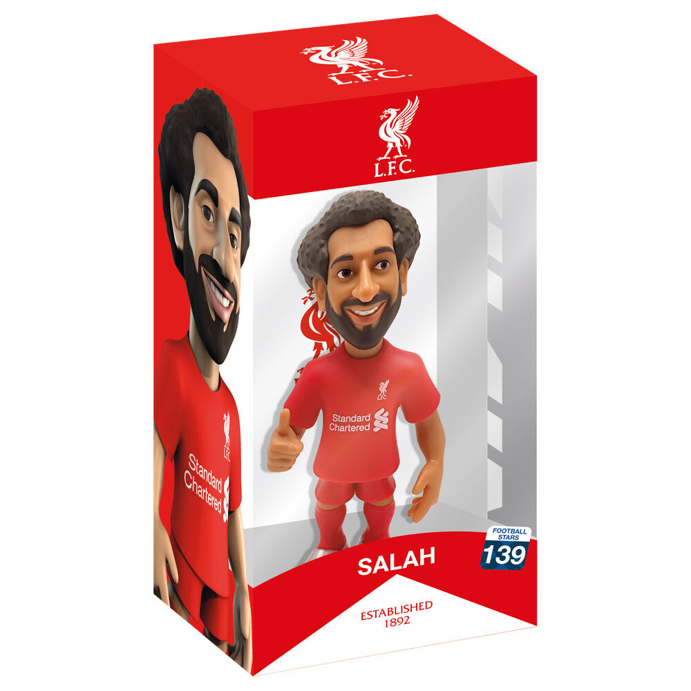 Liverpool Figura Minix Mohamed Salah 12cm Colección Fútbol