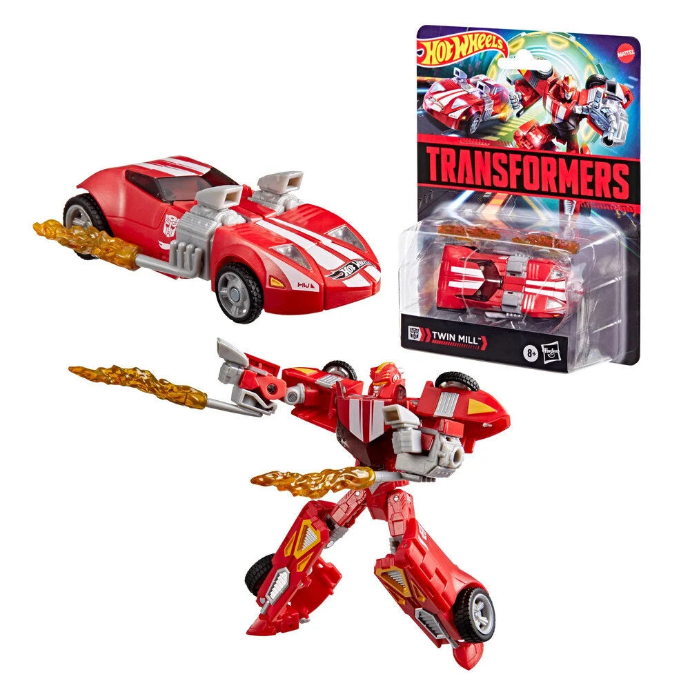 Hasbro Figura Twin Mill Hot Wheels Transformers 12.5cm