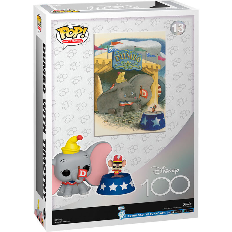 Funko Figura POP Movie Poster Disney 100th Anniversary Dumbo (imagen 3 de 4)
