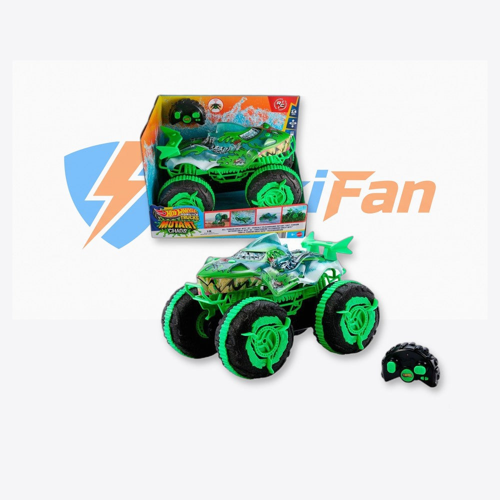 Mattel Coche Todoterreno radio control Mutant Chaos Monster Trucks Hot Wheels (imagen 6 de 6)