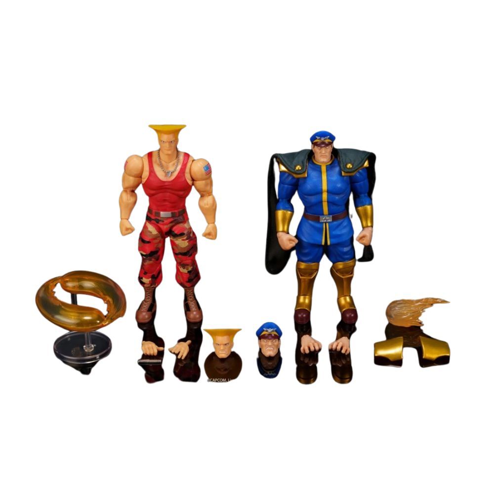 Jada Toys Blister 2 figuras Guile y Bison Street Fighter II 15cm (imagen 5 de 6)