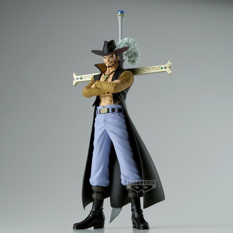 One Piece Figura Dracule Mihawk The Grandline Series 17cm Banpresto