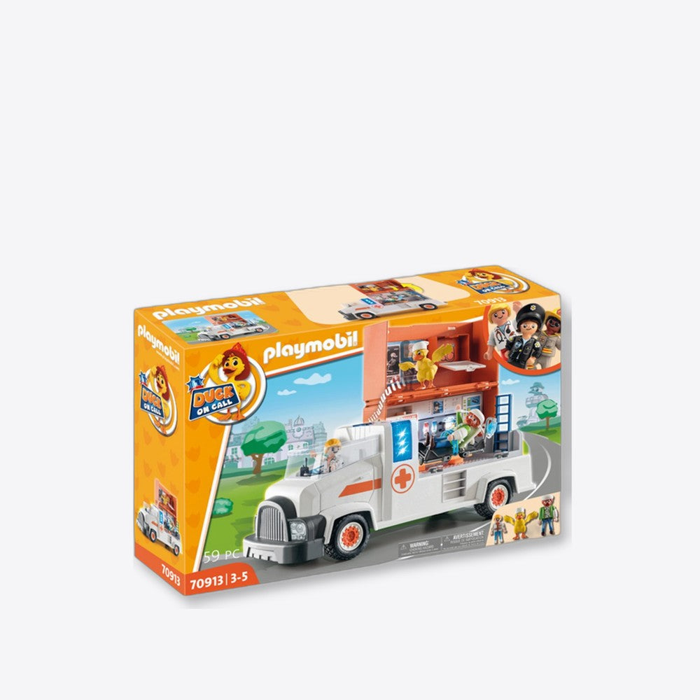 Playmobil duck on call camion ambulancia (imagen 4 de 6)