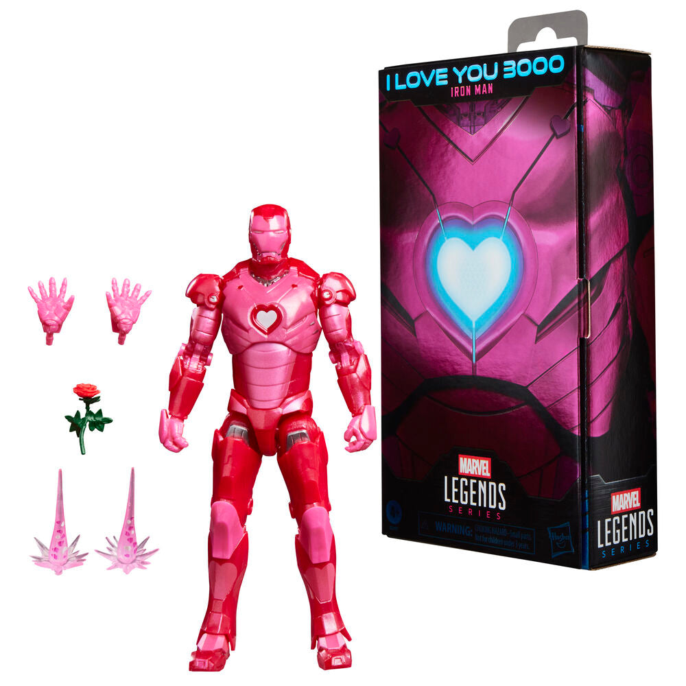 Hasbro Figura Iron Man I Love You 3000 Marvel Legends Series 15cm (imagen 2 de 10)