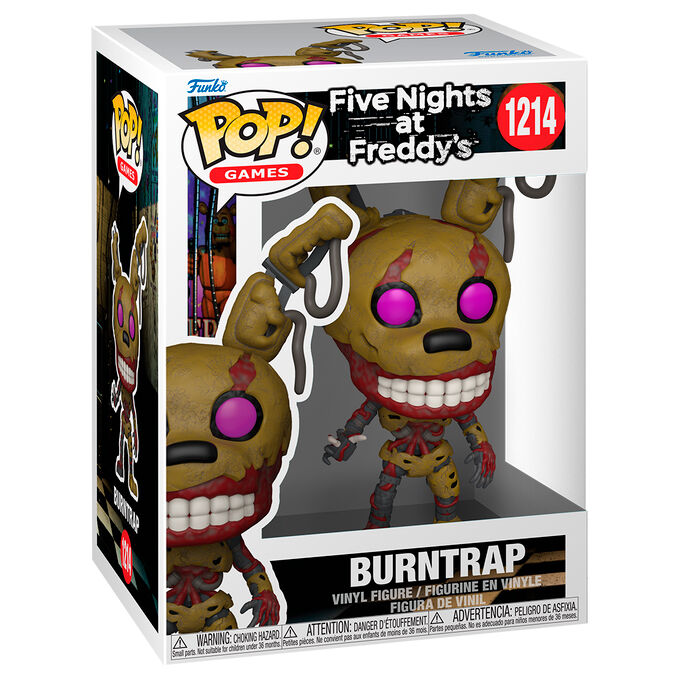 FNAF Figura POP Burntrap Funko Security Breach Coleccionable