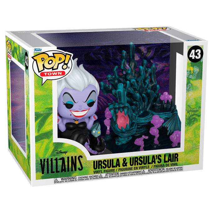 Funko Figura POP Town Disney Villains Ursula & Ursulas Lair