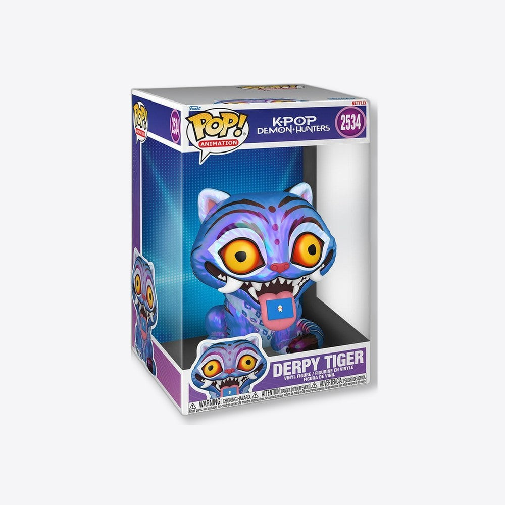 Funko Figura POPJumbo KPop Demon Hunters Derpy Tiger (imagen 3 de 6)