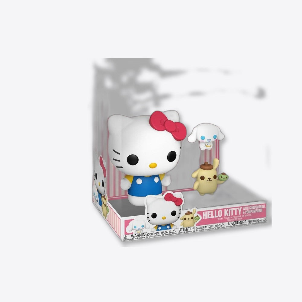 Funko Figura POP Jumbo Hello Kitty and Friends - Hello Kitty with Cinnamoroll & Pompompurin (imagen 5 de 6)