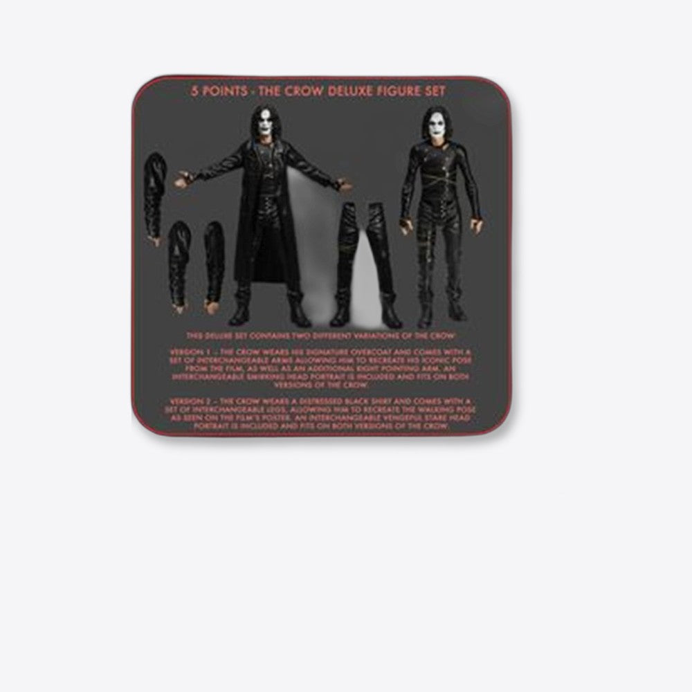 Set 2 figuras mezco toyz the crow 5 points the crow deluxe 10cm (imagen 6 de 6)