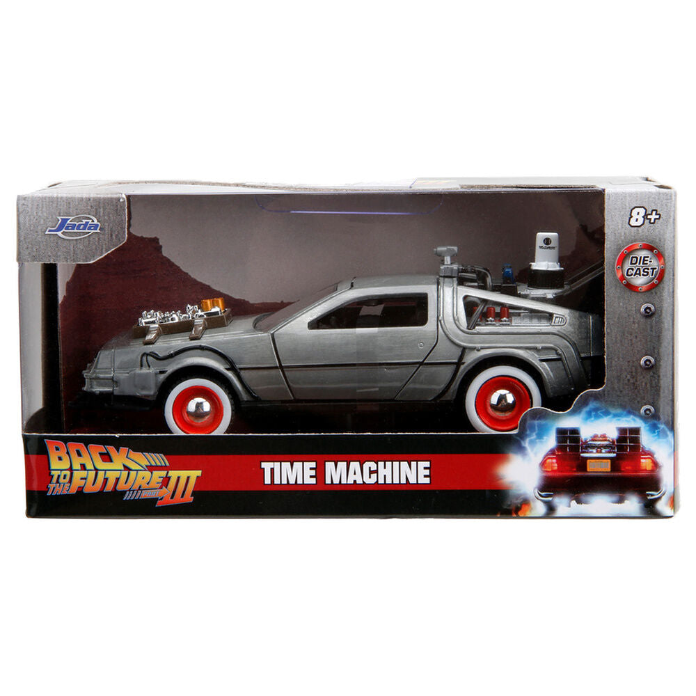 Regreso al Futuro Réplica DeLorean Time Machine Parte III Jada Toys