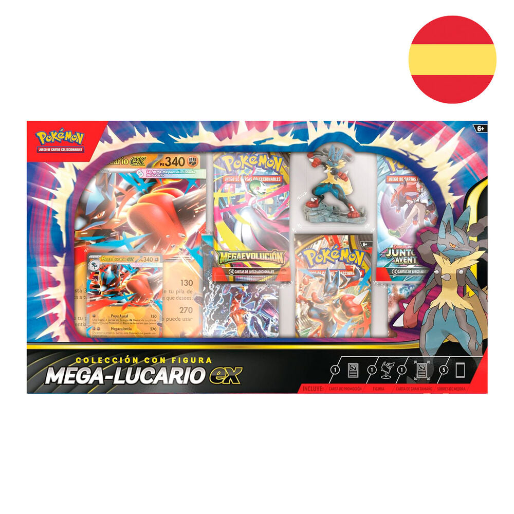 Pokemon Juego De Cartas Blister cartas Mega Lucario Ex Pokemon español