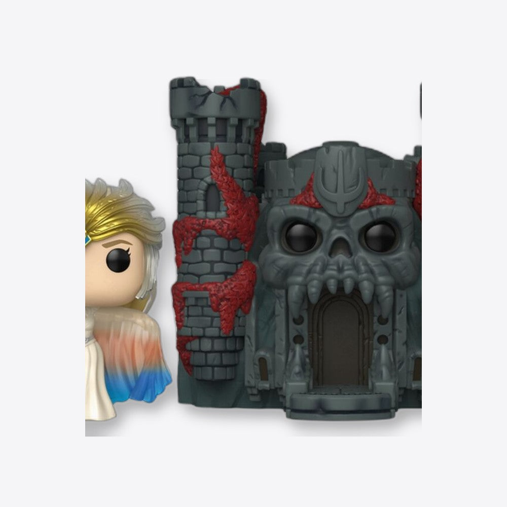 Funko Figura POP Town Masters of the Universe Sorceress with Castle Grayskull Live Action (imagen 6 de 6)