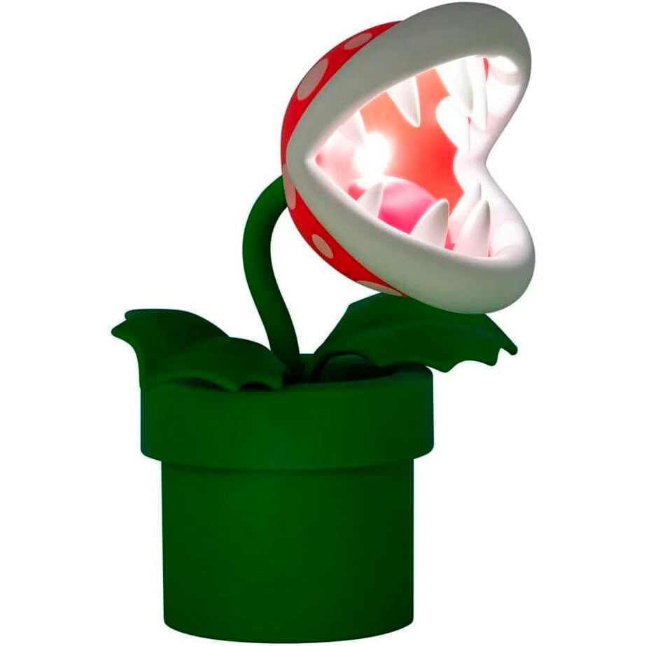 Super Mario Bros Lámpara Planta Piraña Nintendo