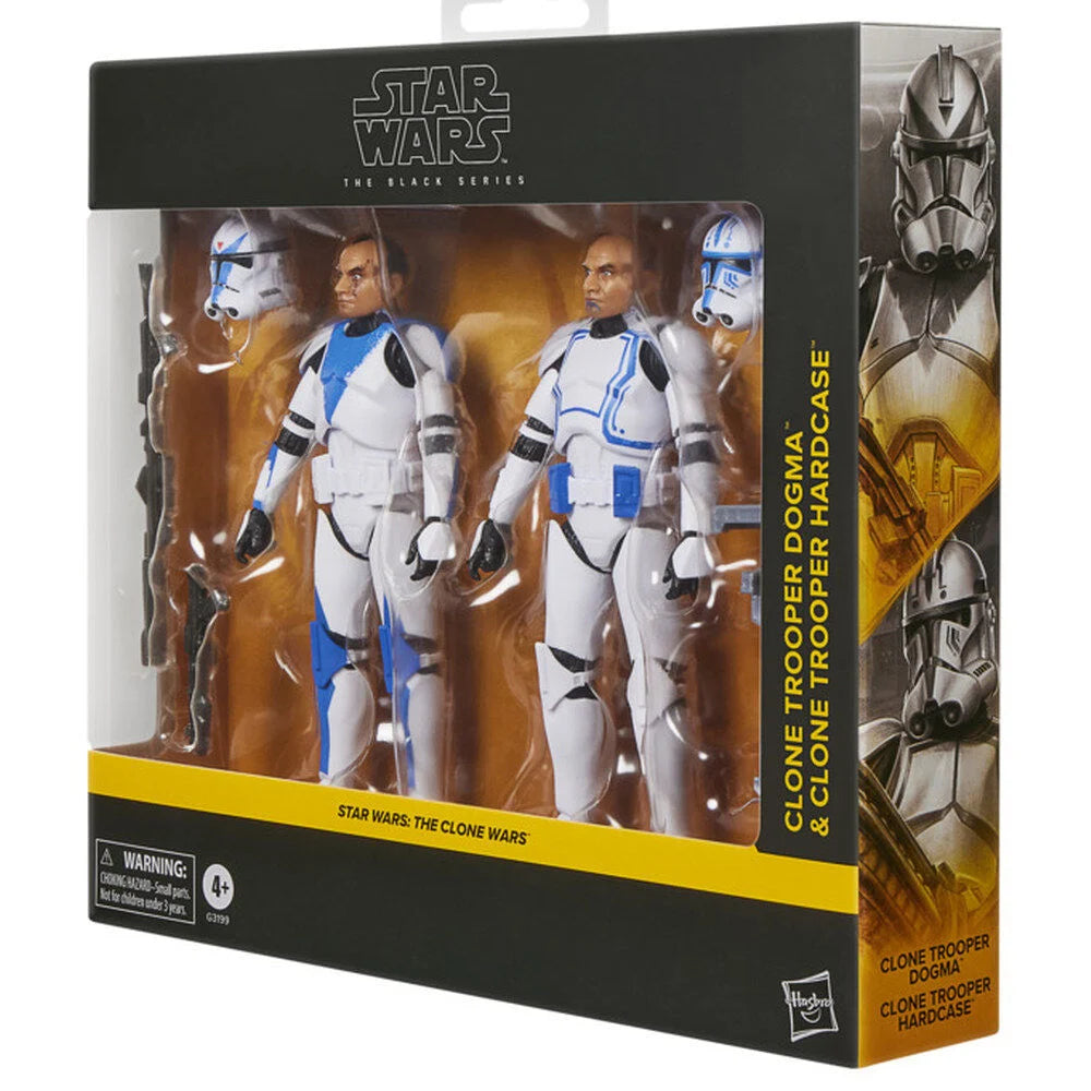 Hasbro Blister 2 figuras Clone Trooper Dogma & Clone Trooper Hardcase Star Wars 15cm (imagen 4 de 10)