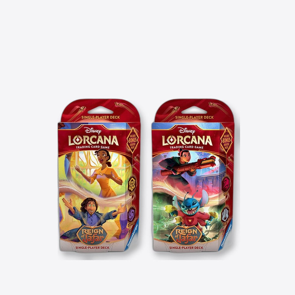 Ravensburger Lorcana tcg -  mazos de inicio disney reinado de jafar 8 unidades inglés (imagen 4 de 6)